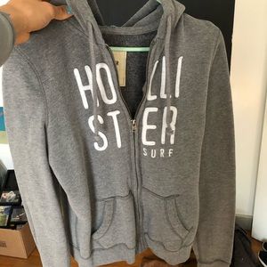 Hollister zip up hoodie